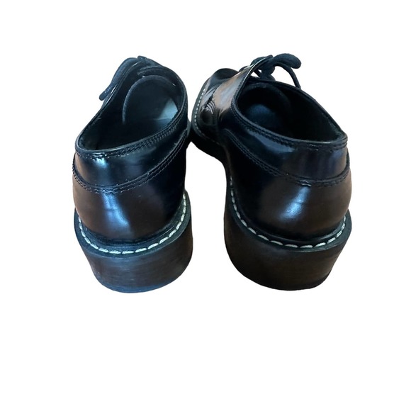 Rag & Bone Kenton Leather Lace-Up Oxford Black white brogues Size 40 - Picture 4 of 11